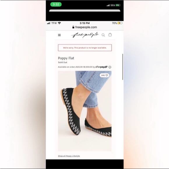 Poppy white knit crochet slip ons - Picture 6 of 6